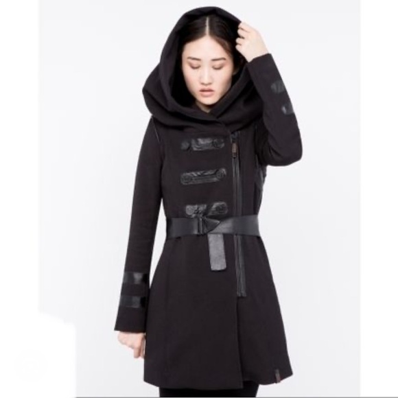 RUDSAK Jackets & Blazers - RUDSAK Leather and Wool with Hoodie Size S